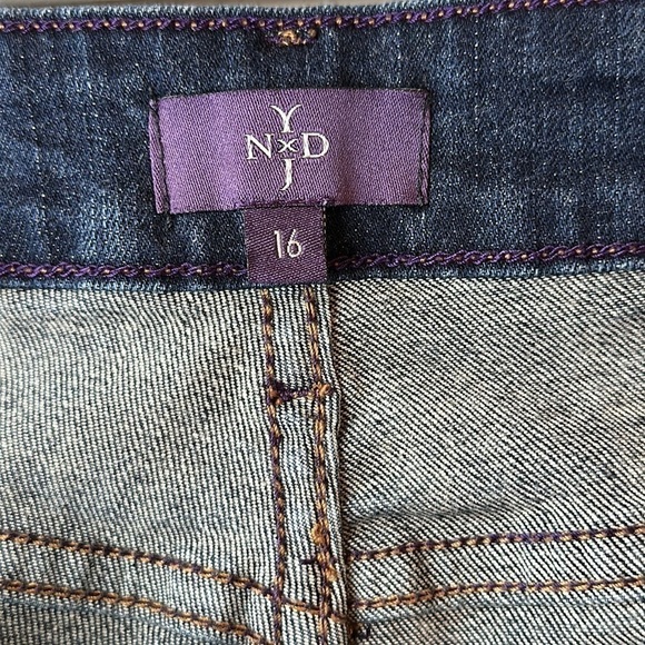 NYDJ Dark Wash High Rise Legging Skinny Jeans Size 16 - Picture 10 of 16